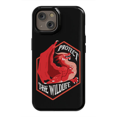 Protect The Wildlife Red Dragon Phone Case